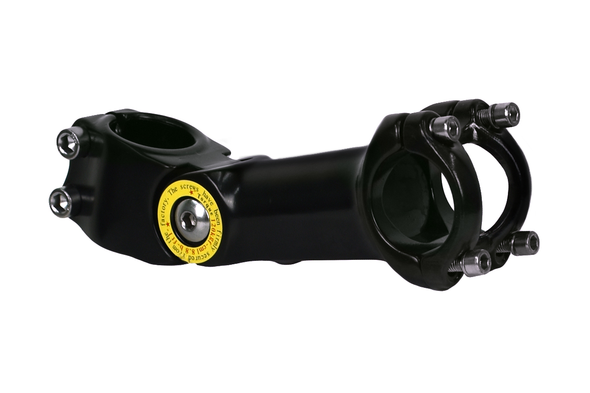 Вынос руля JB-8211F,1-1\8",A-Head,L-100mm,регул-15°-50°,подъем41мм,руль 31,8mm,алюм,черный