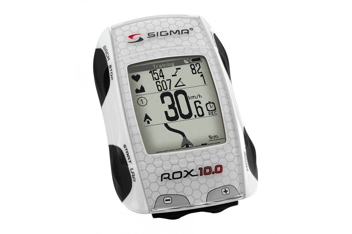 Велокомпьютер Sigma, ROX GPS SET 10,01001,комплект с датчиками,скорость,каденс,пульсометр,