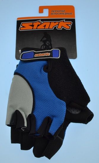 Велоперчатки Stark NC-618 серо-синие